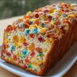 Fruity Pebbles Breakfast Bread – Colorful, Sweet & Fun for Every Bite!