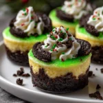 Grinch Mini Cheesecakes – Creamy, Cute & Mischievously Festive!
