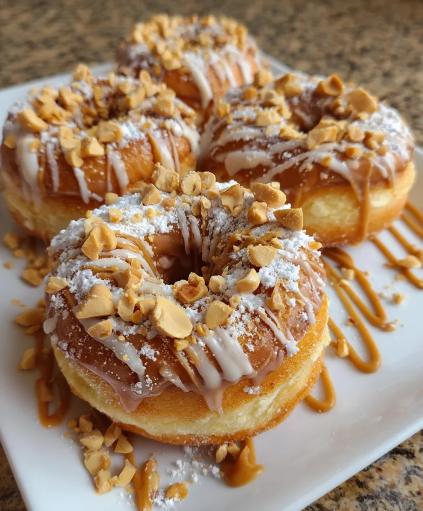 Peanut Butter Cheesecake Donuts