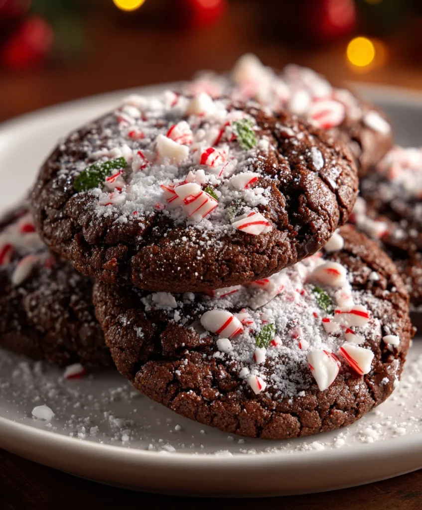 Chocolate Peppermint Cookies