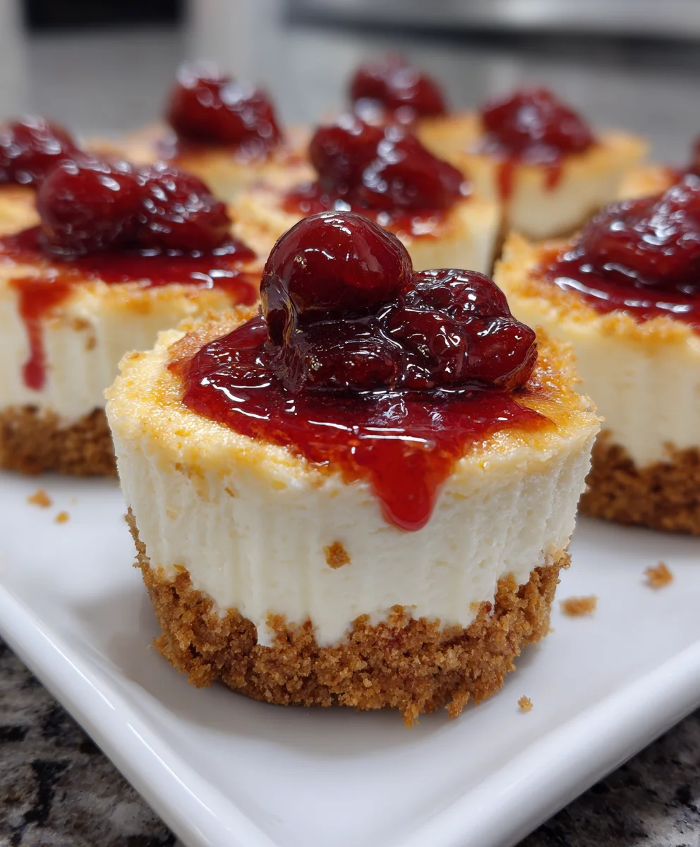Mini Cherry Cheesecakes – Creamy, Sweet & Simply Irresistible!