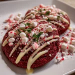 Red Velvet Santa Cookies