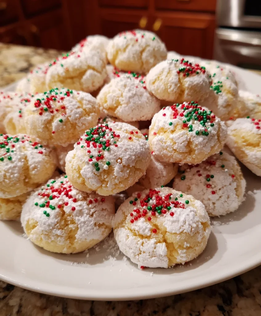 Christmas Ooey Gooey Butter Cookies