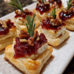 Baked Cranberry Brie Bites