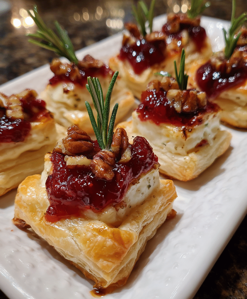 Baked Cranberry Brie Bites