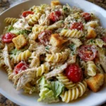Chicken Caesar Pasta Salad