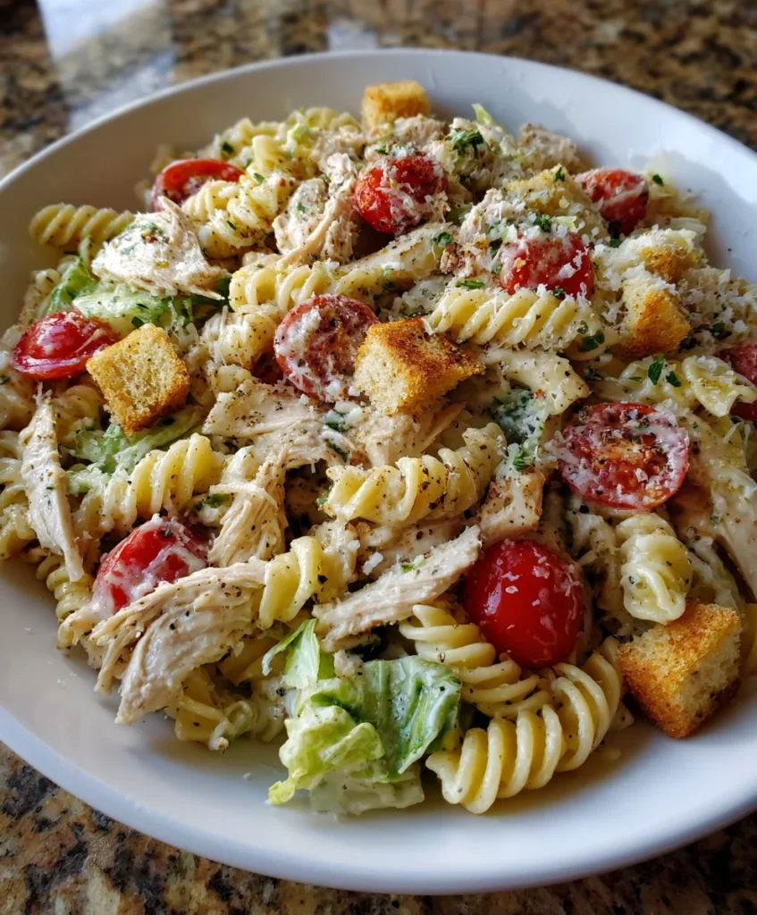 Chicken Caesar Pasta Salad