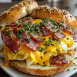 Breakfast Bagel Sandwich