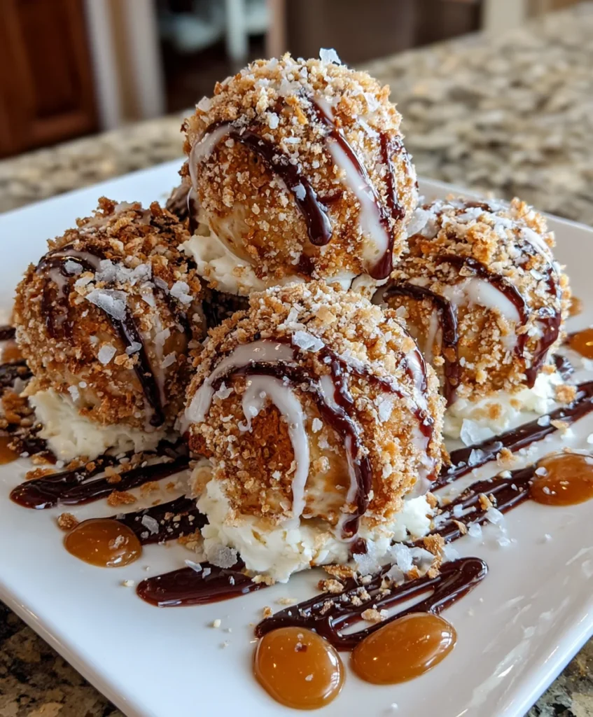 Salted Caramel Pretzel Cheesecake Balls