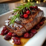 Cranberry Balsamic Roast Beef