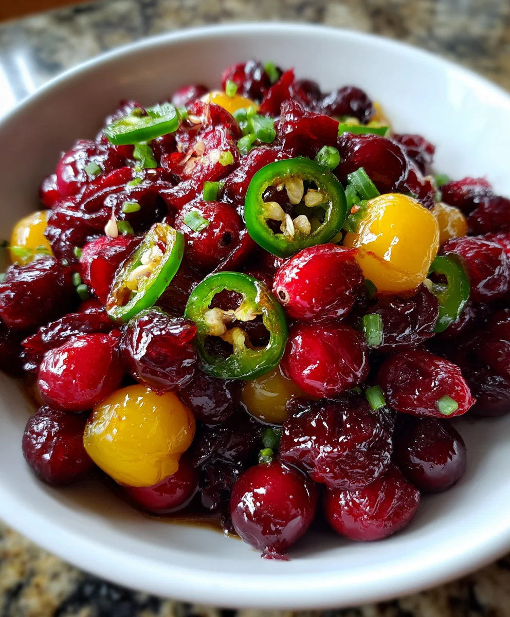 Cranberry Jalapeño Cowboy Candy