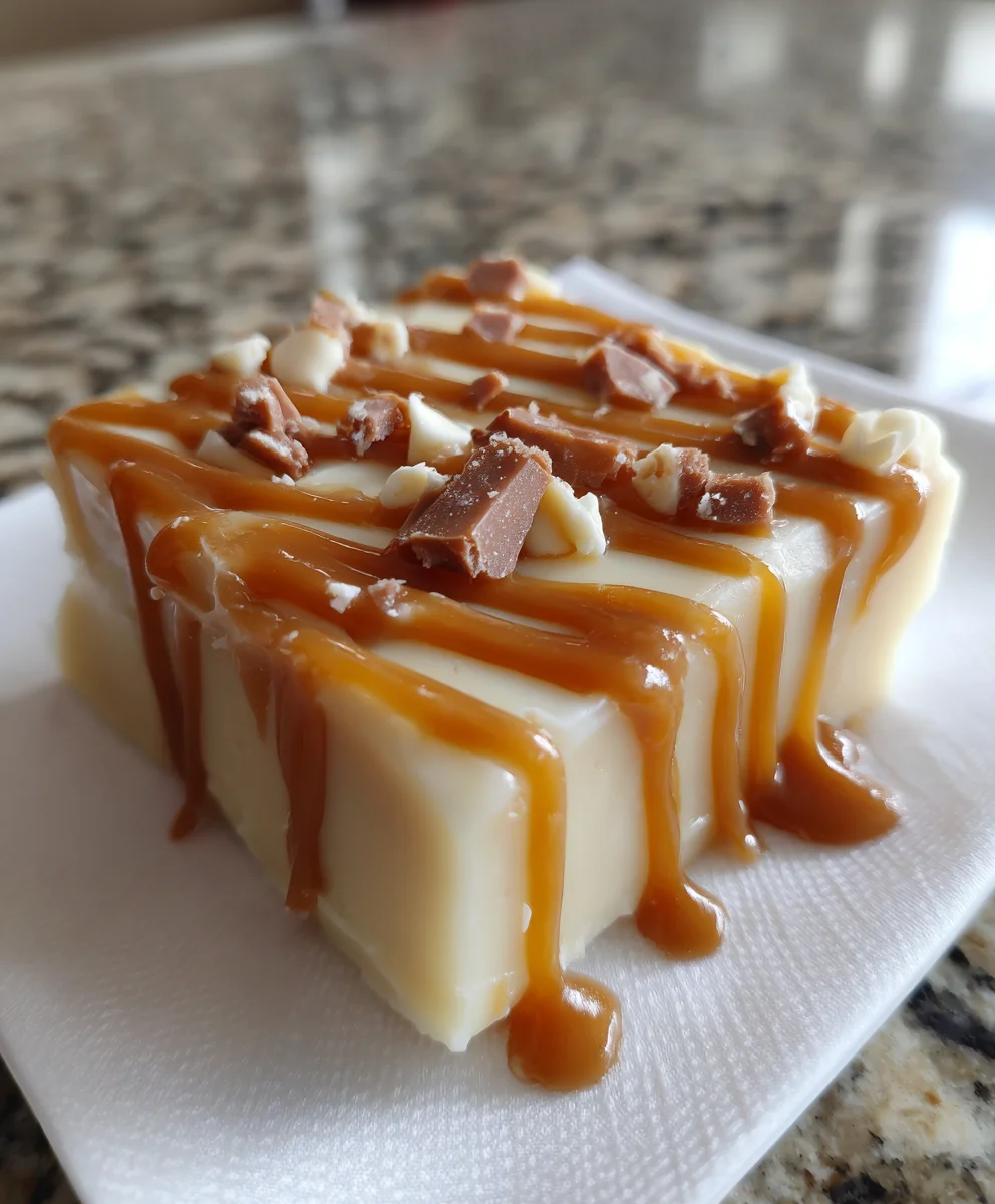White Chocolate Caramel Fudge