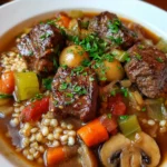 Beef Barley Vegetable Soup