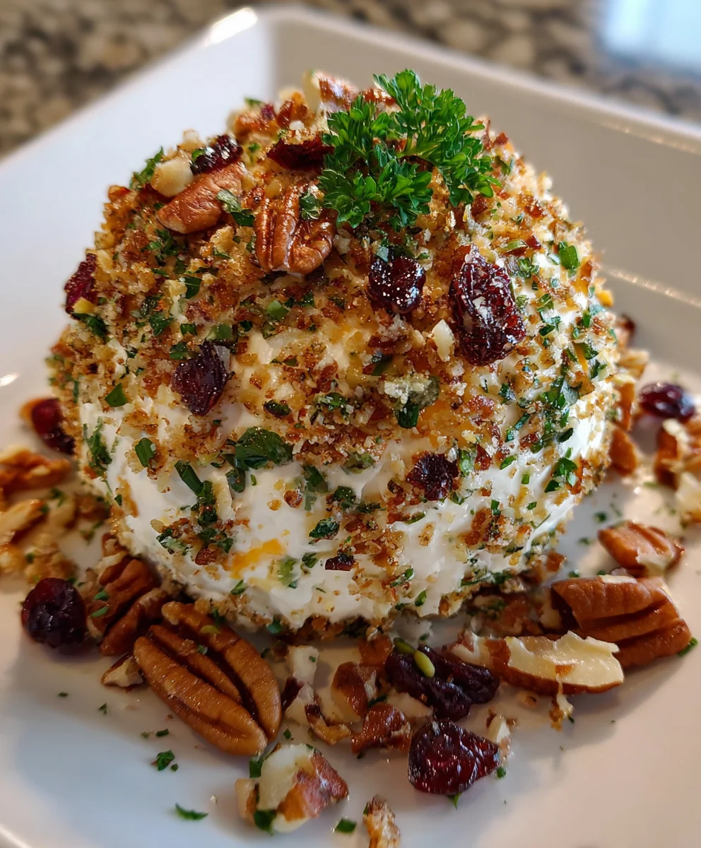 Easy Cheese Ball Party Snack