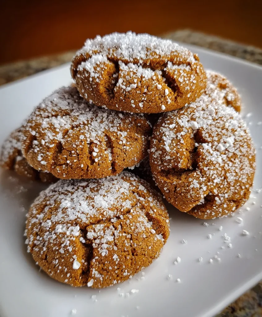 Gingerbread Kiss Cookies