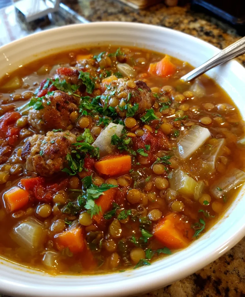 Sausage And Lentil Soup