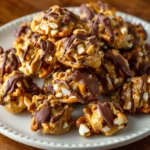 No-Bake Peanut Butter Pretzel Clusters