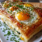 Baked Eggs Napoleon Pastry