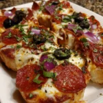 Pizza Bagel Bites Casserole