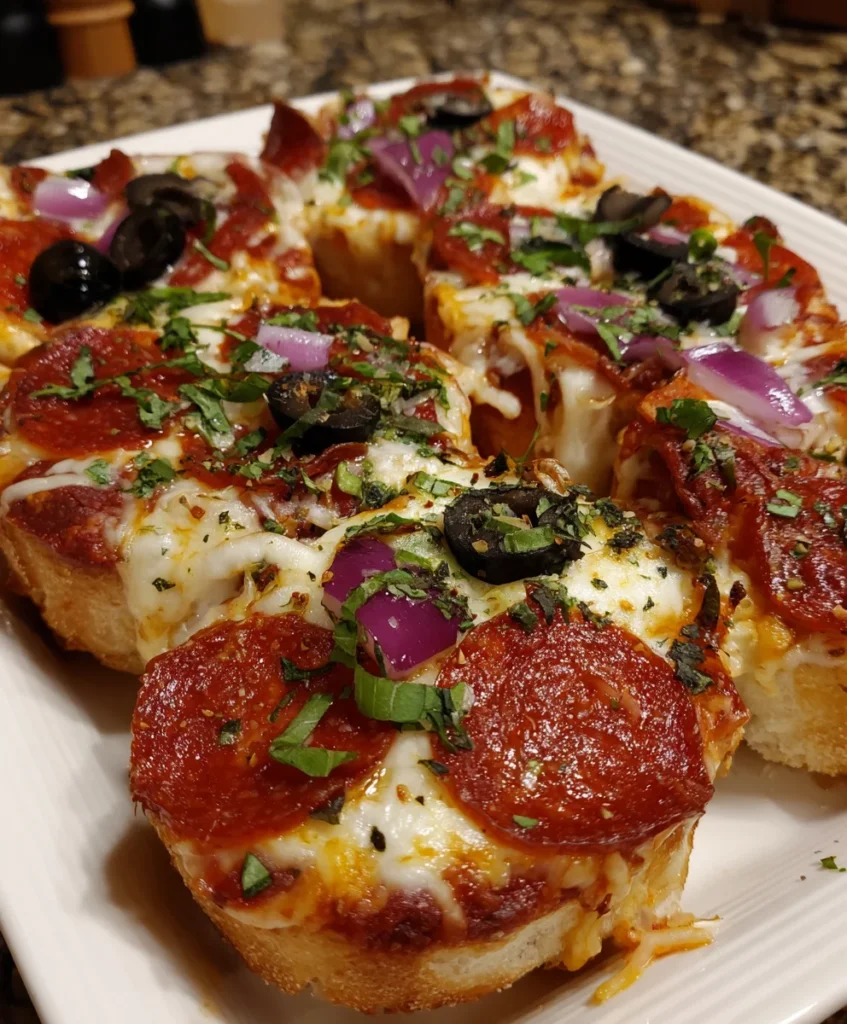 Pizza Bagel Bites Casserole