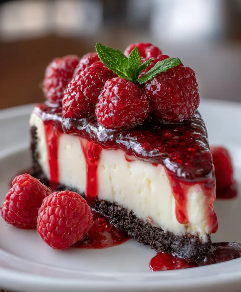 White Chocolate Raspberry Cheesecake Bars