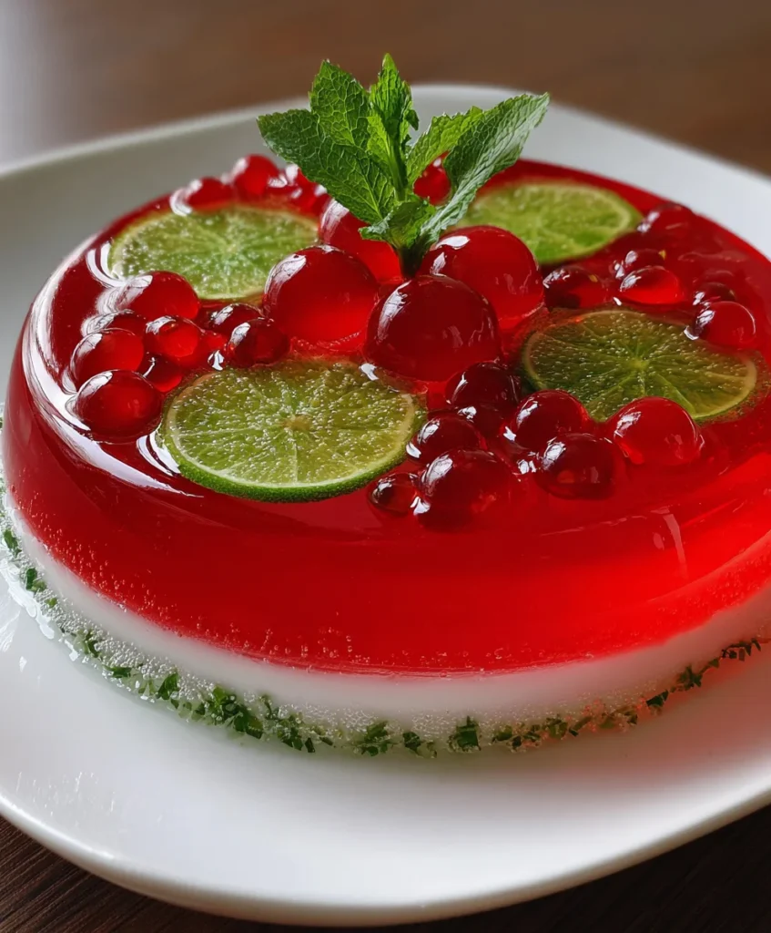 Easy Layered Christmas Jello