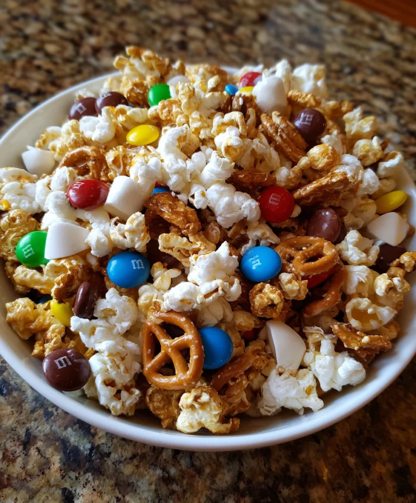 Sweet and Salty Puffcorn Snack Mix