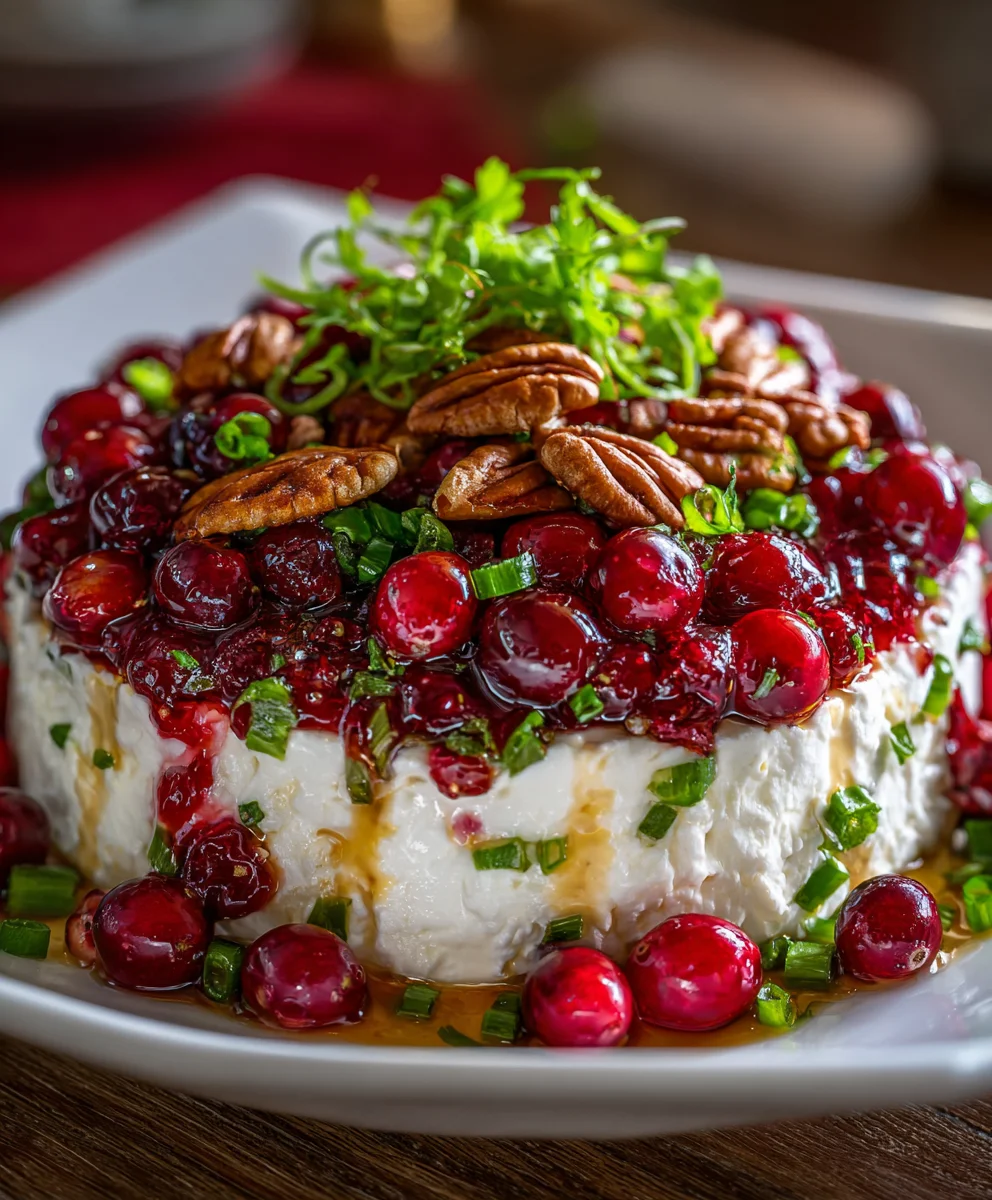 Cranberry Jalapeño Honey Dip