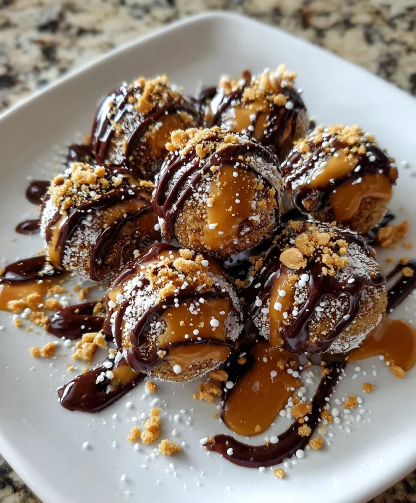Chocolate Peanut Butter Snowballs