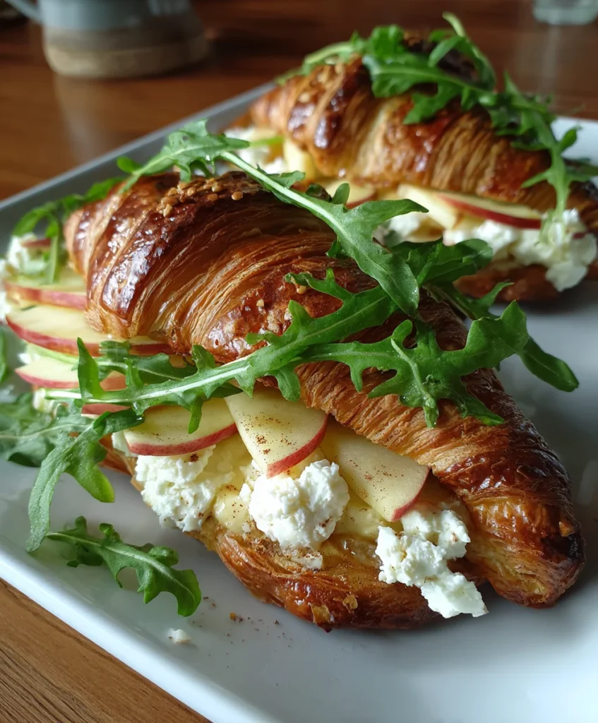 Apple Goat Cheese Croissant