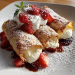 Cheesecake Egg Rolls Dessert