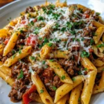 Cheesy Beef Pasta