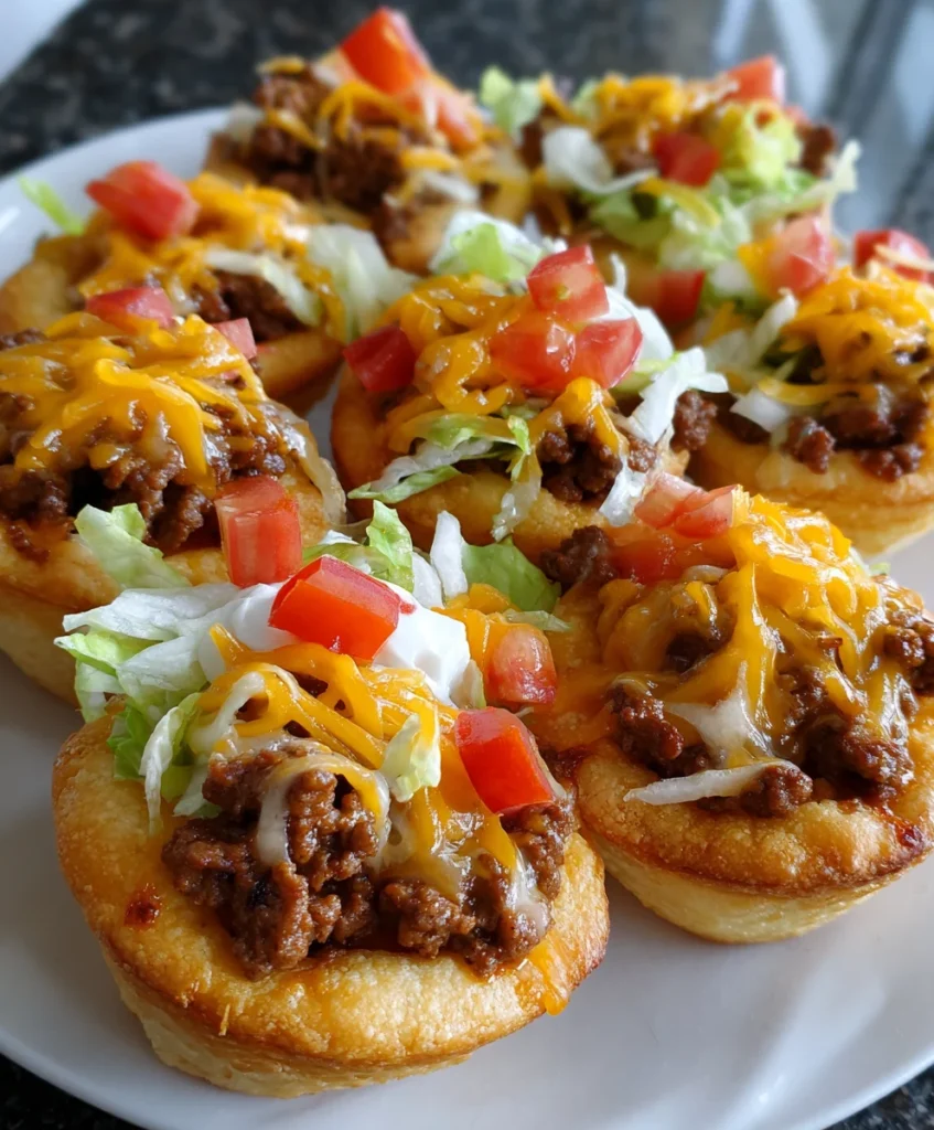 Cheesy Taco Cups Snack Bake