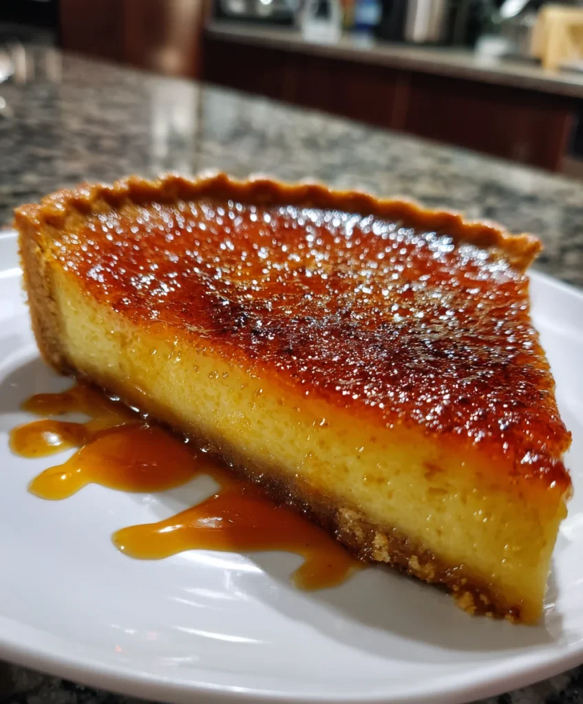 Bourbon Brûlée Pumpkin Pie
