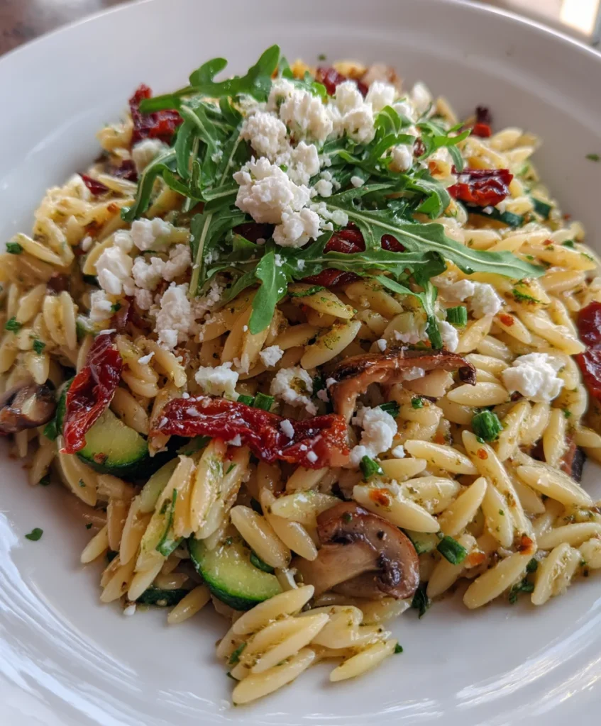 Sun Dried Tomato Orzo Pesto