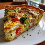 Simple Mixed Vegetable Quiche – Savory, Wholesome & Perfectly Baked!