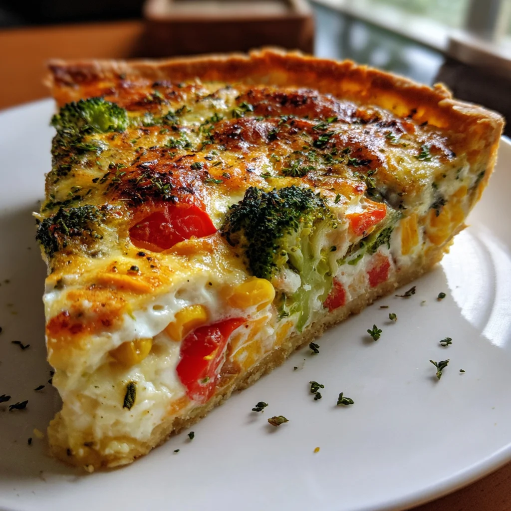 Simple Mixed Vegetable Quiche – Savory, Wholesome & Perfectly Baked!