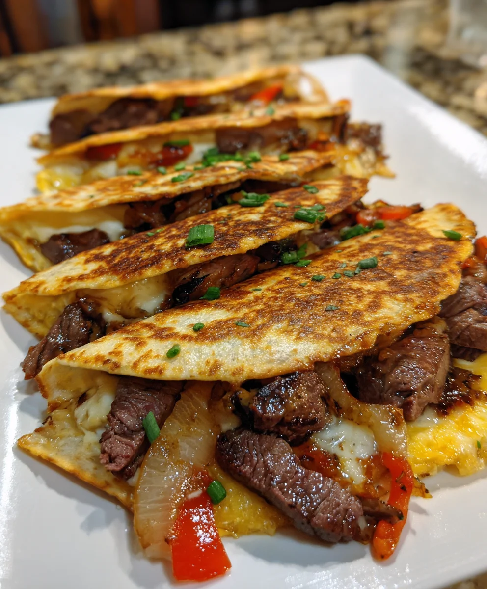 Steak Cheese Quesadillas Blackstone