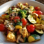 Loaded Chicken and Veggie Skillet