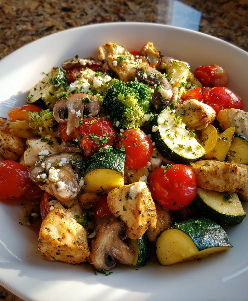 Loaded Chicken and Veggie Skillet