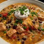 Crockpot Cream Cheese Chicken Chili