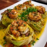 Keto Cajun Shrimp & Sausage Stuffed Cabbage