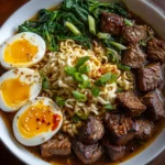 Slow Cooker Beef Ramen Noodles