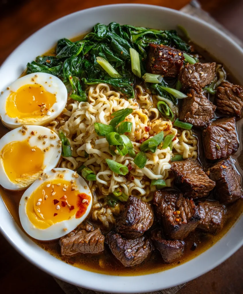 Slow Cooker Beef Ramen Noodles