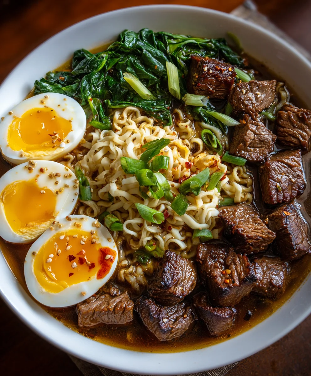 Slow Cooker Beef Ramen Noodles