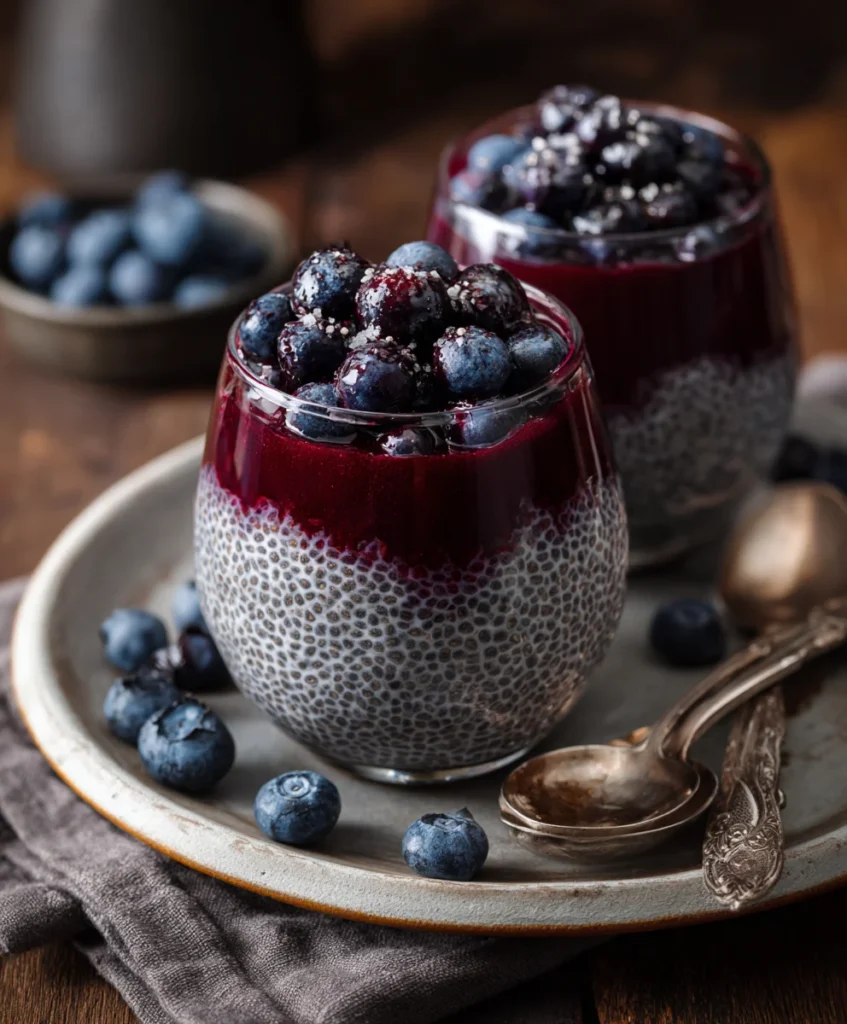 Blueberry Chia Seed Pudding