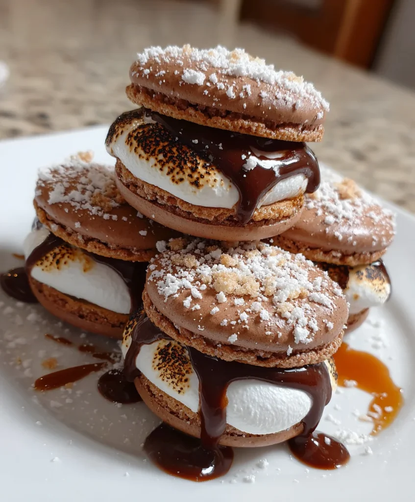 S’mores French Macarons