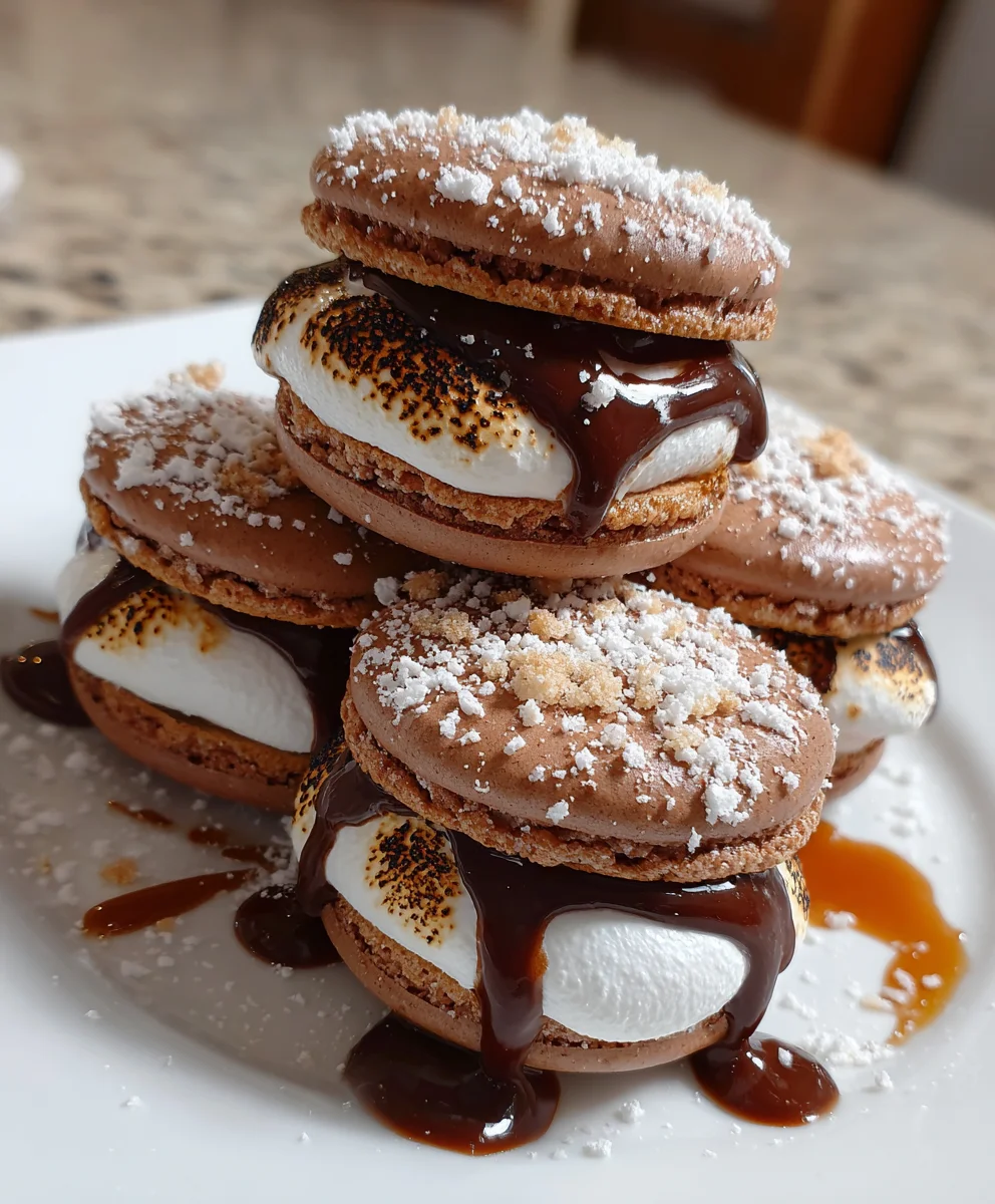 S’mores French Macarons