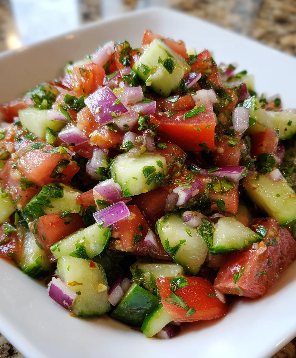 Mediterranean Fresh Herb Salad