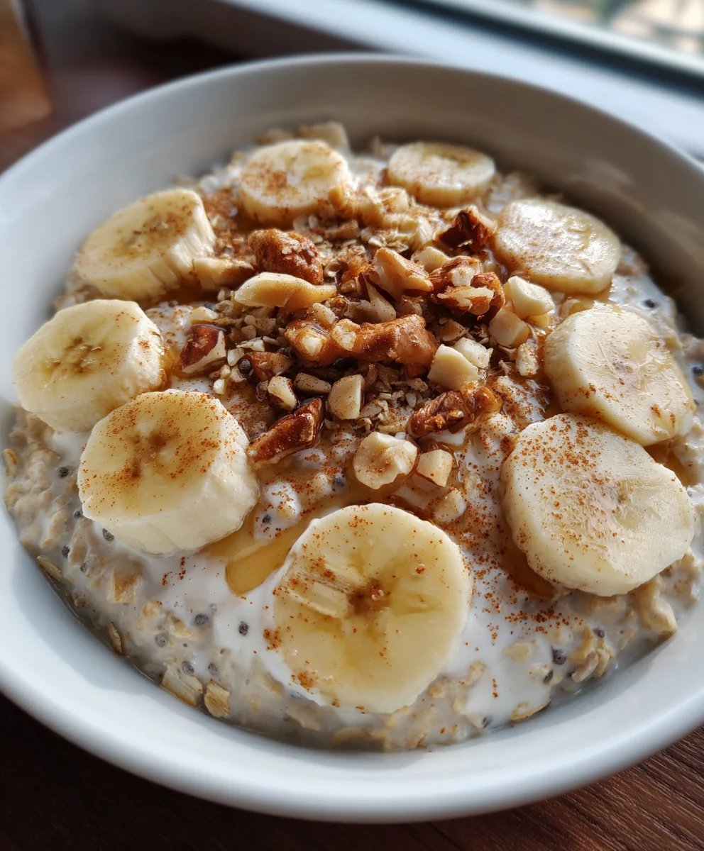 Cinnamon Roll Overnight Oats